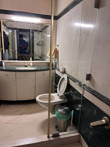 Bathroom in 3 BHK Apartment at Bandra West – for Rent