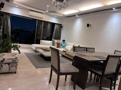 3 BHK + Pooja Room Apartment For Rent in Bandra West