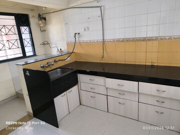 Kitchen in 3 BHK Apartment at Kapil Malhar Apartment, Baner – for Rent