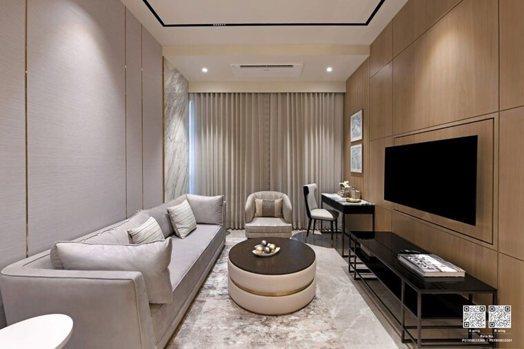 Master Bedroom, kalpataru-magnus 4 Bedroom 1657 Sq.Ft. Apartment In Bandra East Mumbai 10030699