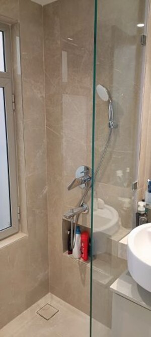 Bathroom in 1 BHK Apartment at Hiranandani Highland, Powai – for Rent