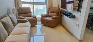 Living Room in 1 BHK Apartment at Hiranandani Highland, Powai – for Rent