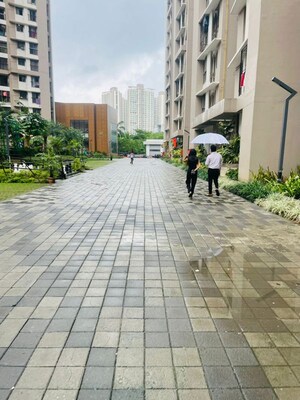 Balcony in 2 BHK Apartment at Runwal Eirene Part 1, Balkum Pada – for Rent