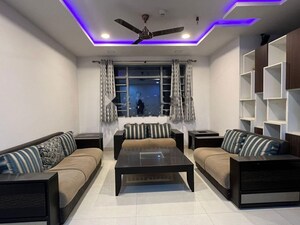 Living Room in 3 BHK Apartment at Lanco Hills Apartments, Manikonda – for Rent