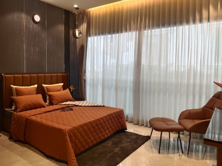 Living Room, jhamtani-ace-abundance 3 Bedroom 1300 Sq.Ft. Apartment In Mundhwa Pune 10030911