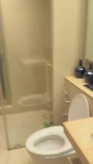 Bathroom in 3 BHK Apartment at One Hiranandani Park, Ghodbunder Road – for Rent