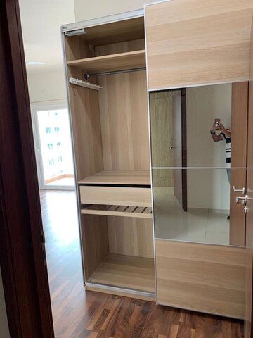 Bathroom in 4 BHK Apartment at LnT Raintree Boulevard, Hebbal – for Rent