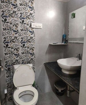 Bathroom in 3 BHK Apartment at Regency Towers, Kavesar – for Rent