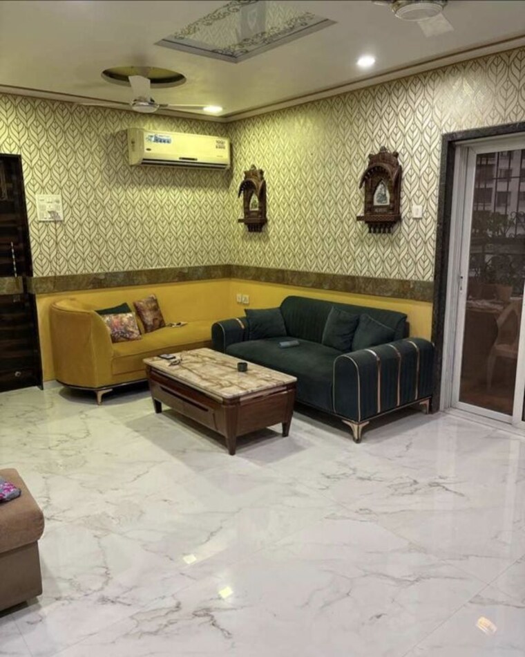 Living Room, regency-towers 3 Bedroom 1500 Sq.Ft. Apartment In Kavesar Thane 10031367