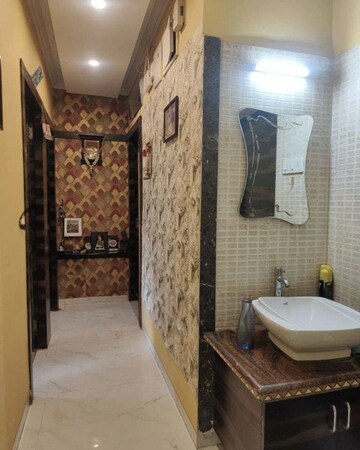 Bathroom in 3 BHK Apartment at Regency Towers, Kavesar – for Rent