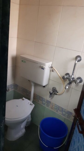 Bathroom in 1 BHK Apartment at Greenfield Rocks CHS, Jogeshwari East – for Rent