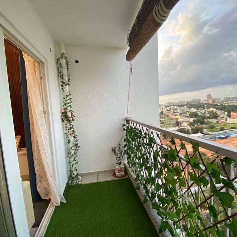 Balcony, rohan-upavan 3 Bedroom 1400 Sq.Ft. Apartment In Byrathi Bangalore 10031651