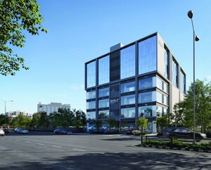  Office Space – Exterior View View at Shilp Corporate Park, Bodakdev - for Rent