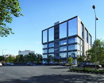  Office Space – Exterior View View at Shilp Corporate Park, Bodakdev - for Rent