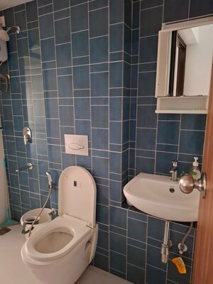 Bathroom in 2 BHK Apartment at Lodha Amara, Kolshet Road – for Rent