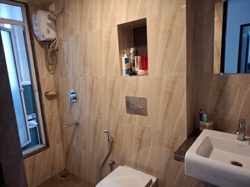 Bathroom in 2 BHK Apartment at Lodha Amara, Kolshet Road – for Rent