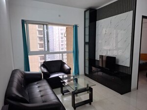 Living Room in 2 BHK Apartment at Lodha Amara, Kolshet Road – for Rent