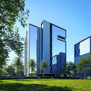  Office Space – Exterior View View at Shilp Corporate Park, Bodakdev - for Rent