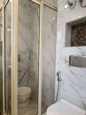 Bathroom in 3 BHK Builder Floor at Saket – for Rent