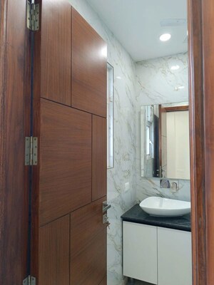 Bathroom in 3 BHK Builder Floor at Saket – for Rent