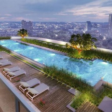 Swimming Pool in 2 BHK Apartment at Transcon Triumph Tower, Veera Desai Industrial Estate – for Sale