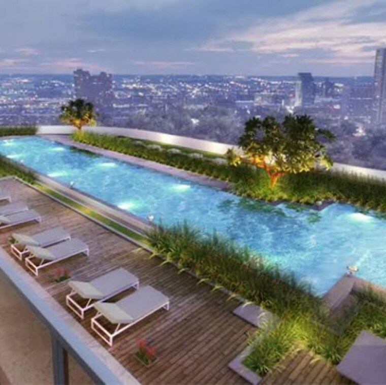 Swimming Pool, transcon-triumph-tower 2 Bedroom 748 Sq.Ft. Apartment In Veera Desai Industrial Estate Mumbai 10032324