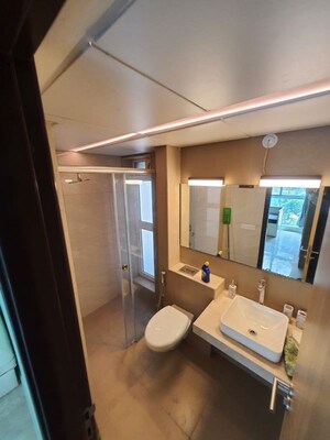 Bathroom in 2 BHK Apartment at L&T Emerald Isle, Powai – for Sale