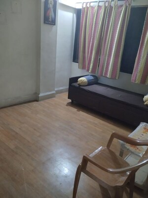 Living Room in 1 BHK Apartment at Sarthak Society, Kalwa – for Rent