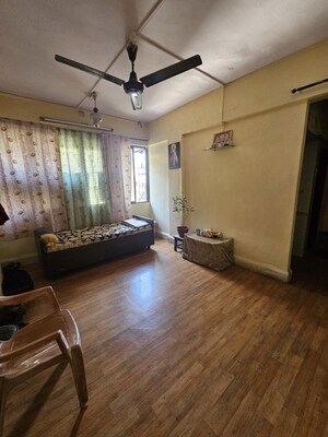 Living Room in 1 BHK Apartment at Sarthak Society, Kalwa – for Rent