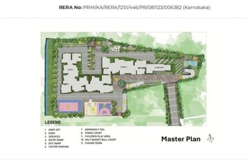 Master Plan in 3 BHK Apartment at Prestige Glenbrook, Whitefield – for Sale