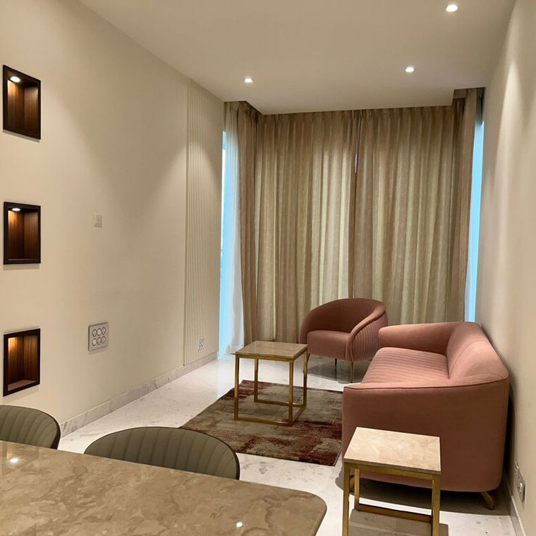 Living Room, bhartiya-city-leela-residences 1 Bedroom 1110 Sq.Ft. Apartment In Thanisandra Bangalore 10032549