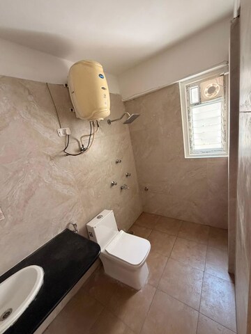 Bathroom in 3 BHK Apartment at Suryamukhi Garden Apartment, Vittal Mallya Road – for Rent