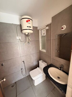 Bathroom in 3 BHK Apartment at Suryamukhi Garden Apartment, Vittal Mallya Road – for Rent