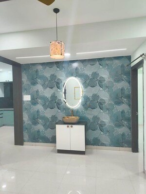 Bathroom in 3 BHK Apartment at Greenmark Mayfair Apartments, Tellapur – for Rent