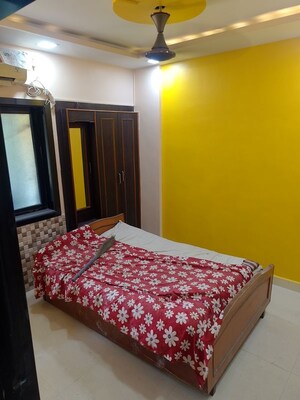 Bedroom in 1 BHK Apartment at Raj Park CHS, Kalwa – for Rent