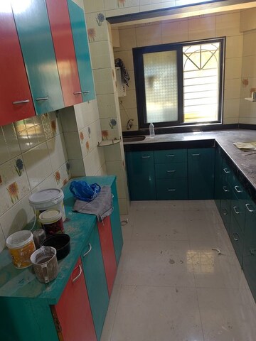 Kitchen in 1 BHK Apartment at Raj Park CHS, Kalwa – for Rent