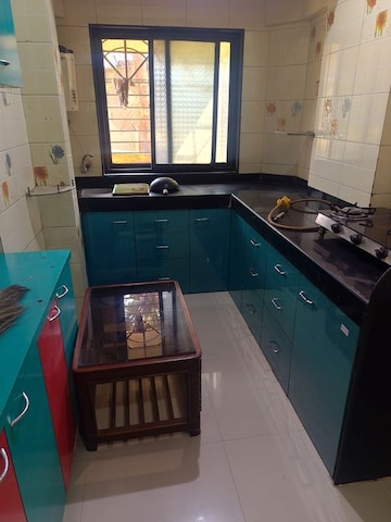 Kitchen in 1 BHK Apartment at Raj Park CHS, Kalwa – for Rent