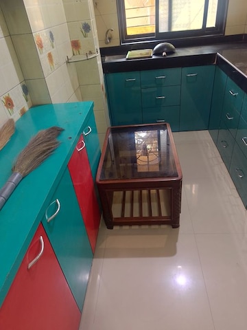 Kitchen in 1 BHK Apartment at Raj Park CHS, Kalwa – for Rent