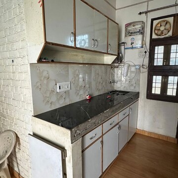 Kitchen in 1 RK Penthouse at Sector 02 – for Rent