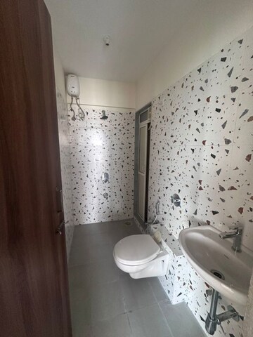 Bathroom in 1 BHK Apartment at Raunak Residency Thane, Pokhran Road No One – for Rent