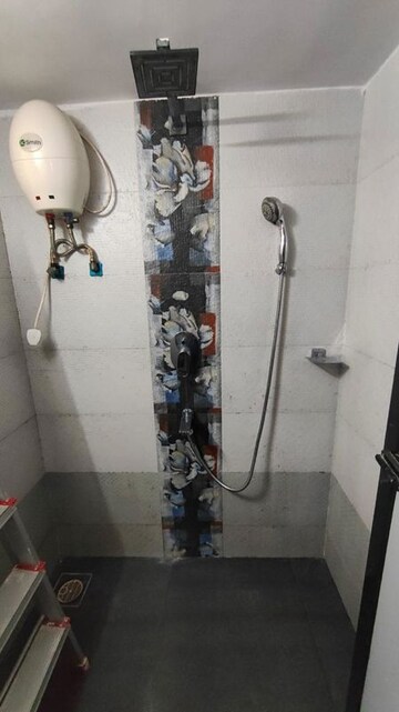 Bathroom in 1 BHK Apartment at Om Yogeshwar, Dahisar West – for Rent