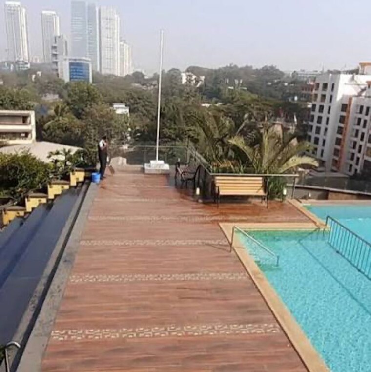 Swimming Pool, romell-aether 2 Bedroom 713 Sq.Ft. Apartment In Pandurang Wadi Mumbai 10032906