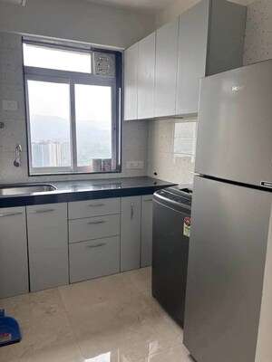 Kitchen in 1 BHK Apartment at Sethia Imperial Avenue, Malad East – for Rent