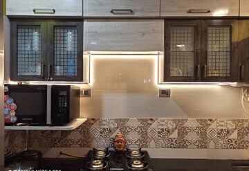 Living Room in 1 BHK Apartment at Sheth Vasant Oasis, Andheri East – for Rent