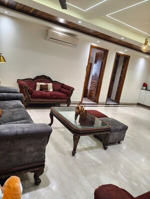 Living Room in 4 BHK Apartment at Sector 11 Dwarka – for Rent
