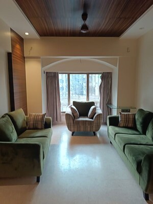 Living Room in 3 BHK Apartment at Sadguru Venus, Mahim – for Rent
