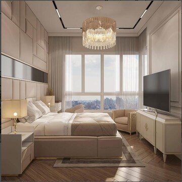 Bedroom in 2 BHK Apartment at Suraj Lumina, Mahim – for Sale