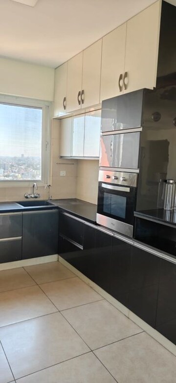 Kitchen in 3 BHK Apartment at Arge Helios, Hennur Road – for Rent
