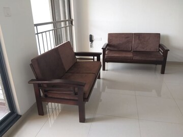 Living Room in 2 BHK Apartment at Shapoorji Pallonji Joyville Hinjewadi, Hinjewadi – for Rent