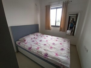 Bedroom in 2 BHK Apartment at Shapoorji Pallonji Joyville Hinjewadi, Hinjewadi – for Rent